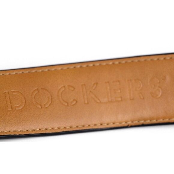 DOCKERS BLACK GENUINE LEATHER 1 1/8"Wd CASUAL DRESS MEN'S BELT Sz 34/85 (F89 - Picture 8 of 15